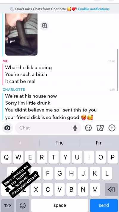 She fucked your friend.