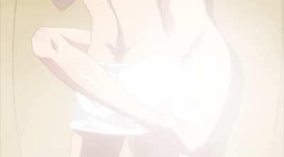 Chisato x Basara bath scene [Shinmai Maou no Testament]