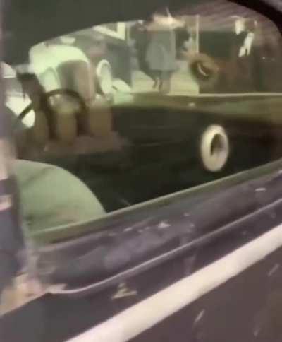 1932 gangland bulletproof car with Tommy Gun portholes.