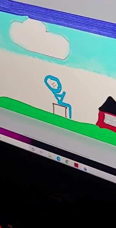 What I walk in on when the internet goes out...