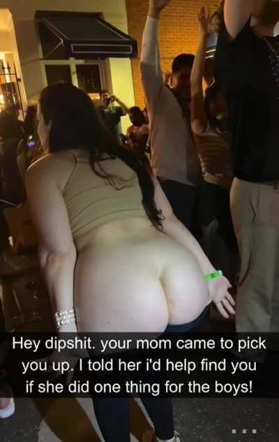 When did you realise your mom is a slut ?