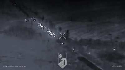 Russian assault column destroyed by Ukrainian 1st Army Corps 