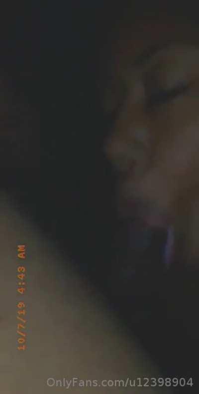 whatever time she eat it up