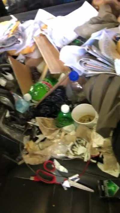 Came in for an oil change and brake inspection.🤢🤮