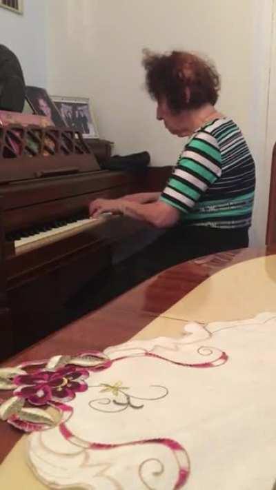 My babushka. Anyone know what she’s playing?