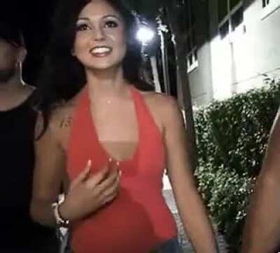 Walking while flashing [gif]