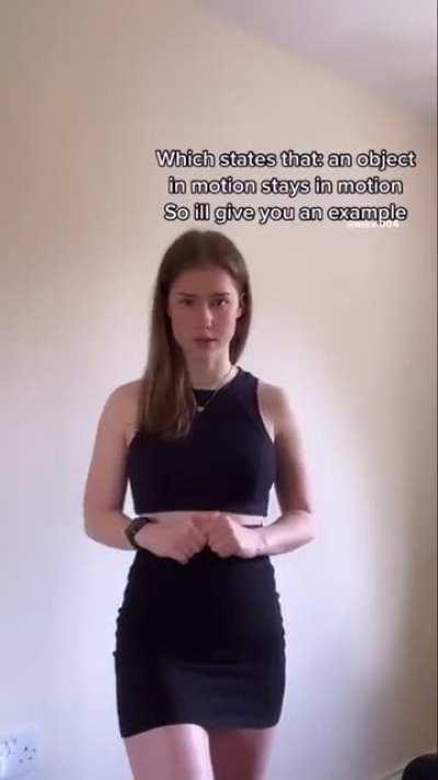 HMC while I explain Newton’s first law of motion