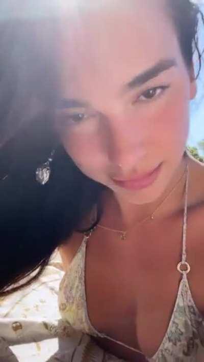 Dua Lipa in a bikini