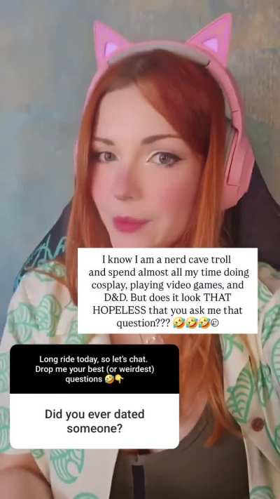 Would you buy if she said she never dated?