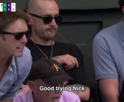 A bad lip reading of Kyrgios in the Wimbledon final