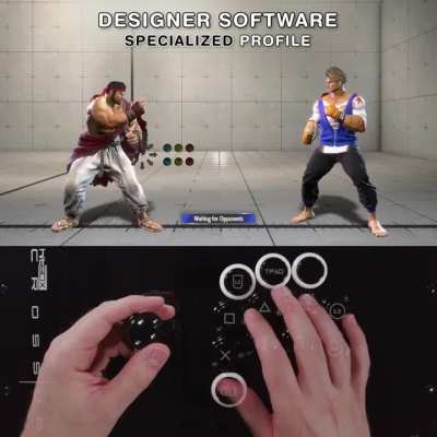 The Cross|Up Drive Profile lets you take advantage of the Cross|Up's extra buttons and use your thumb for important actions. Equipped with 11 action binds and fully compliant with CPT and SWC.