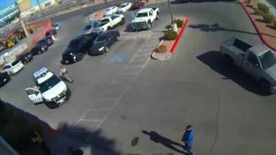 Man tries to rob a man at a gun range, then stabs a cop in front of several gun range employees