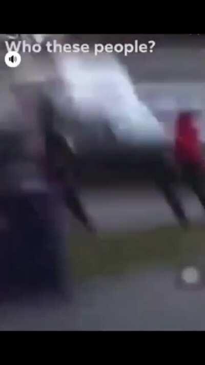 Two teens punching and hitting an elderly Asian couple in Tacoma Washington for no apparent reason