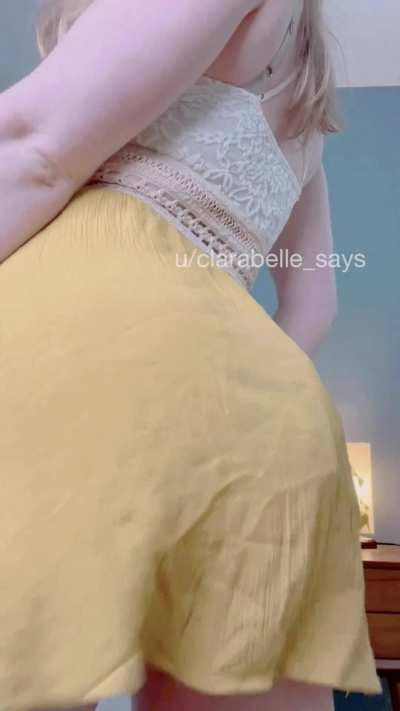 my sundress is hiding a fun surprise :)