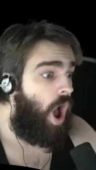 When she slips the finger in...