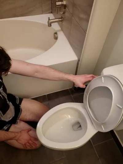 Whoops! Dropped your keys and made you flush them 🙂