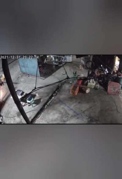 WCGW lighting fireworks