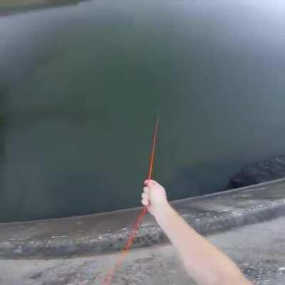 Long Range Fishing with a Bow