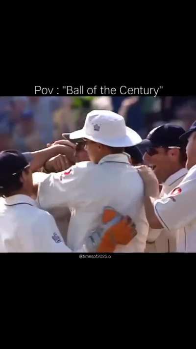 The sound of Simon Jones uprooting Michael Clarke’s off stump in the 2005 Ashes series.