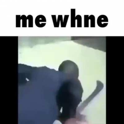 Anime fights be like: