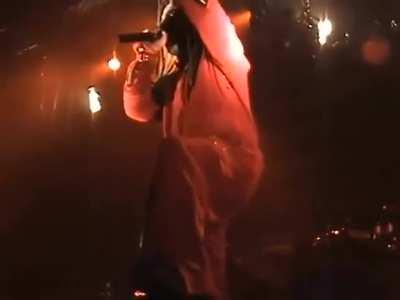 St Paul, Minnesota Corey Taylor calls out the rise in hate crimes following 9/11 (2001)