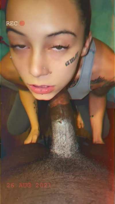 The way she sucks my dick and then takes it afterwards