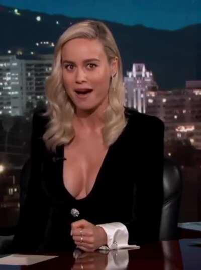 She seems excited about something