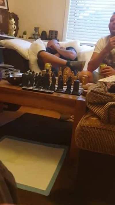 My brother's first DMT trip. I love him now he's seen a different love