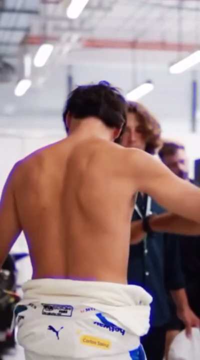 His back is so hot
