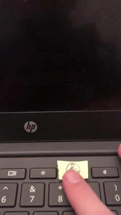 My brightness button