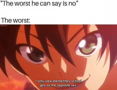 At least he's honest