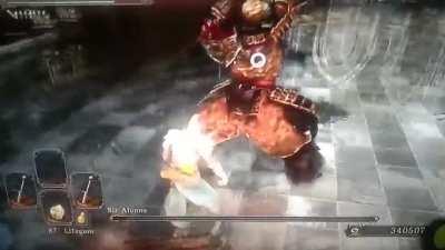 Ok u guys got the seppuku ending or default ending but i found a secret ending to alonne's fight check it out