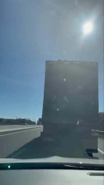 Stealing Tangerines from a moving truck!