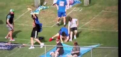 Baseball fan thinks he caught a home run ball