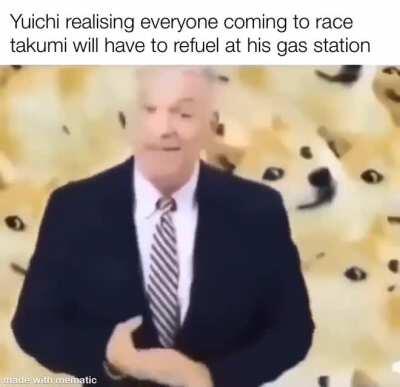 Yuichi making stacks