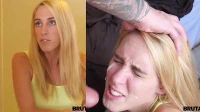 No Longer Arogant With Dick Aimed At Her Face...