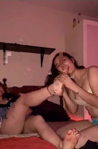 Ticklish friends first foot worship PT 1