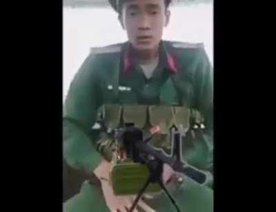 glorious vietnamese soldier proves he is better than stupid PLA