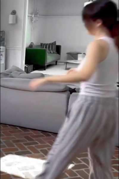 There’s immense heat pouring out of her kitchen.