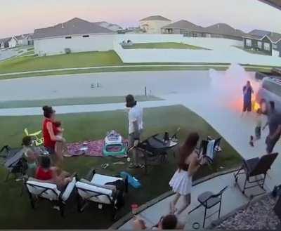 7/4/2022 Firework fails to launch results in a calamitous outcome