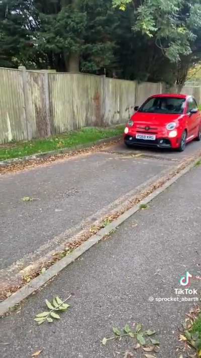 Straight piped Abarth