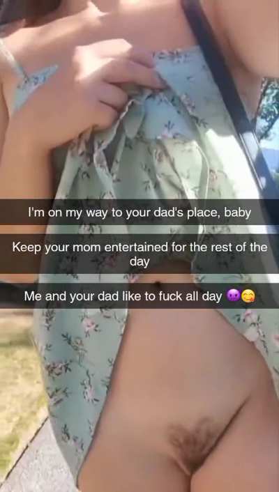 Keep your mom busy while I fuck your father