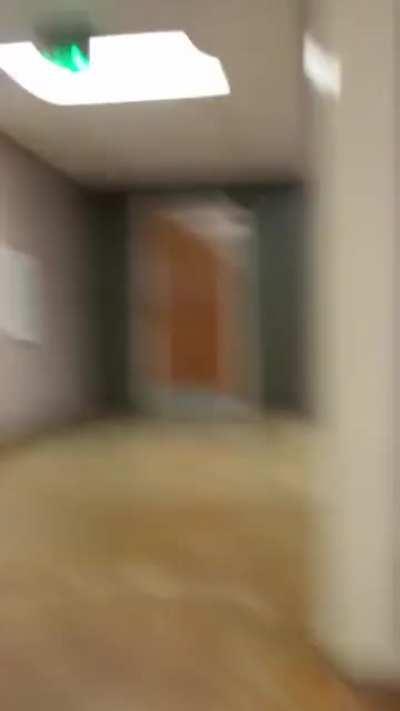 kid calls transfer the nword and gets told he’s gonna get his ass kicked when the bell rings, tries to speedwalk away after class ends