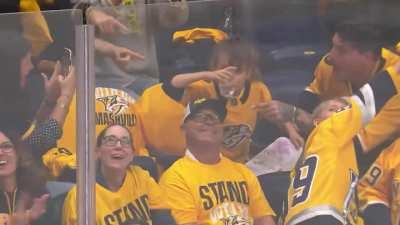 Thankfully the daughter keeps it civil.