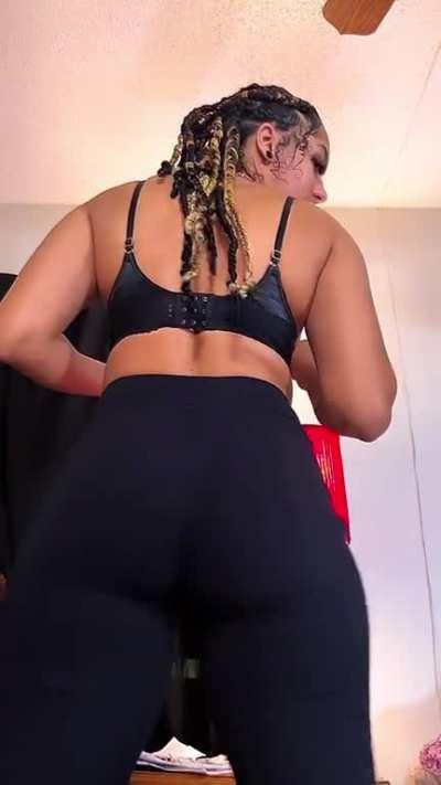 Trying to make my lil booty move in flares