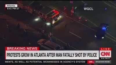 CNN crew harassed, camera broken at the Atlanta Wendy's following the Rayshard Brooks incident