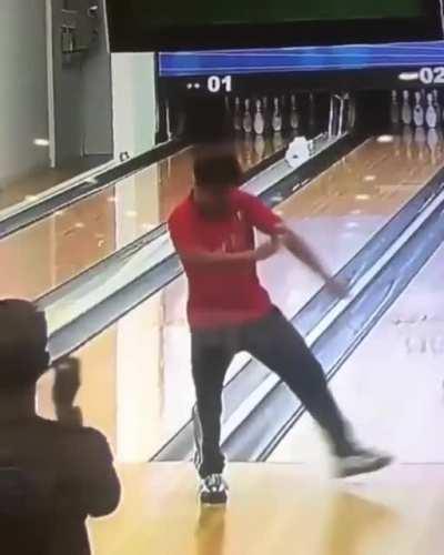 Sweet spin on the ball.