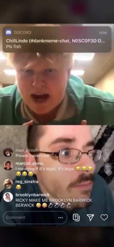 Instagram Live Freakout