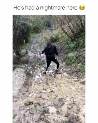 Man dies on mud mountain
