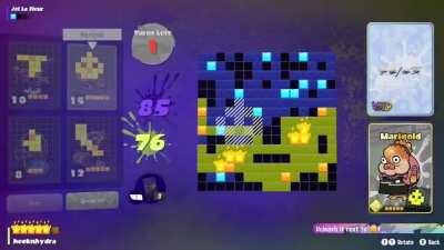 proof Marigold is the strongest card in Tableturf Battle (sound on)